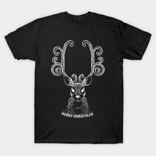 Merry Reindeer Christmas T-Shirt